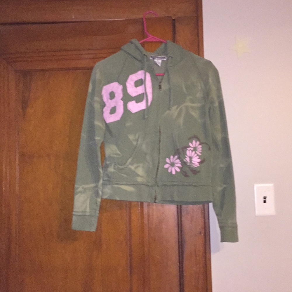 Girls Lei zip-up hoodie